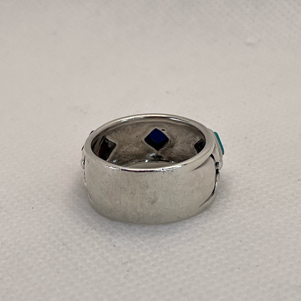 Multicolor Stone Ring - image 3